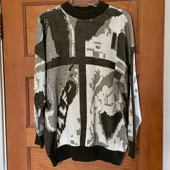 Vintage JEANETTE MATERNITIES by FRAN KIERNAN  "ALF"  Sweater Sz M - Picture 1 of 5